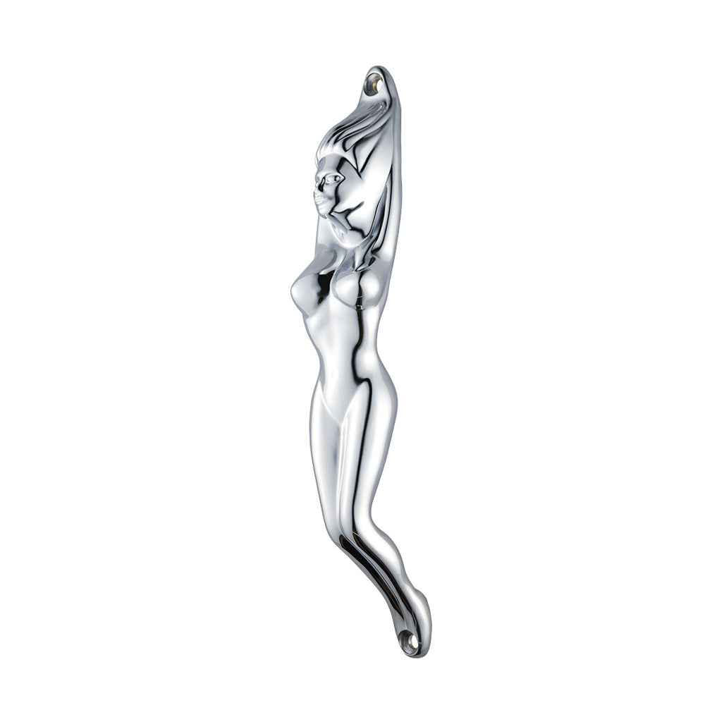 12" Chrome Lady Grab Handle