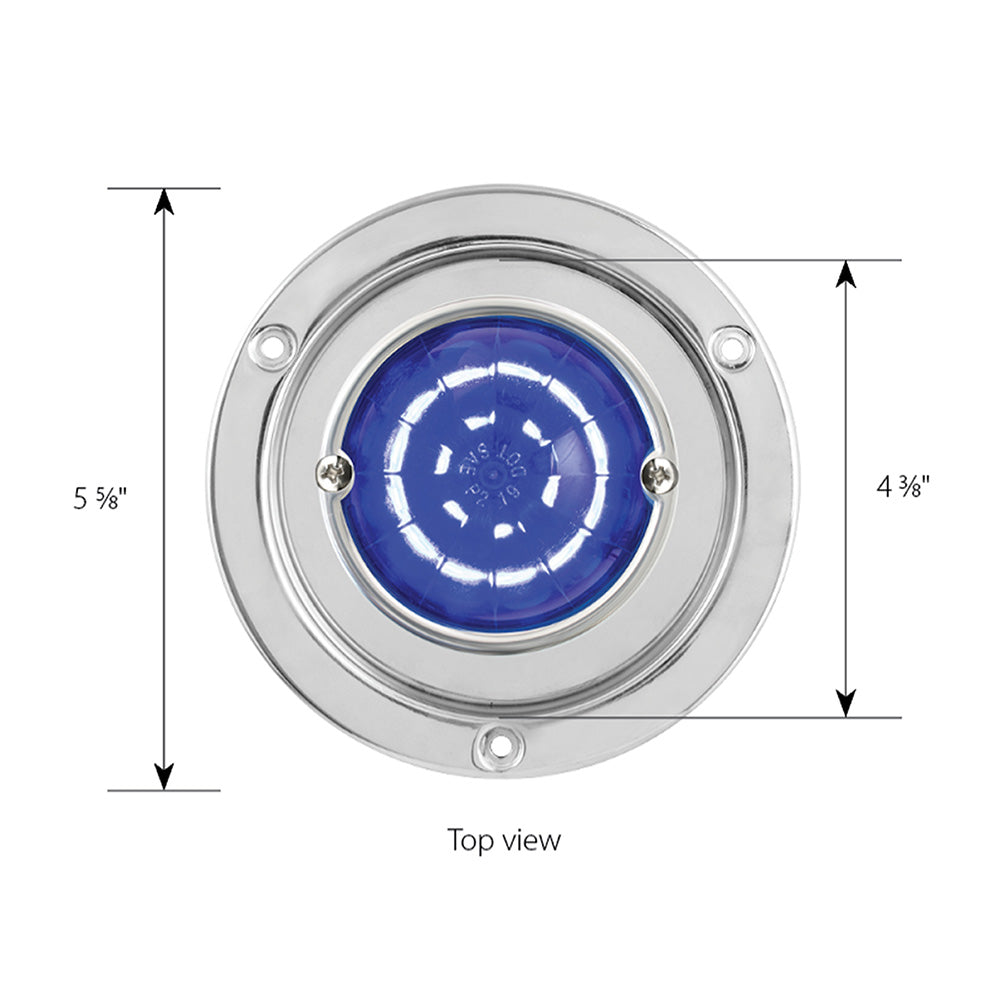 Watermelon LED Light with Stainless Steel Flange Mount
