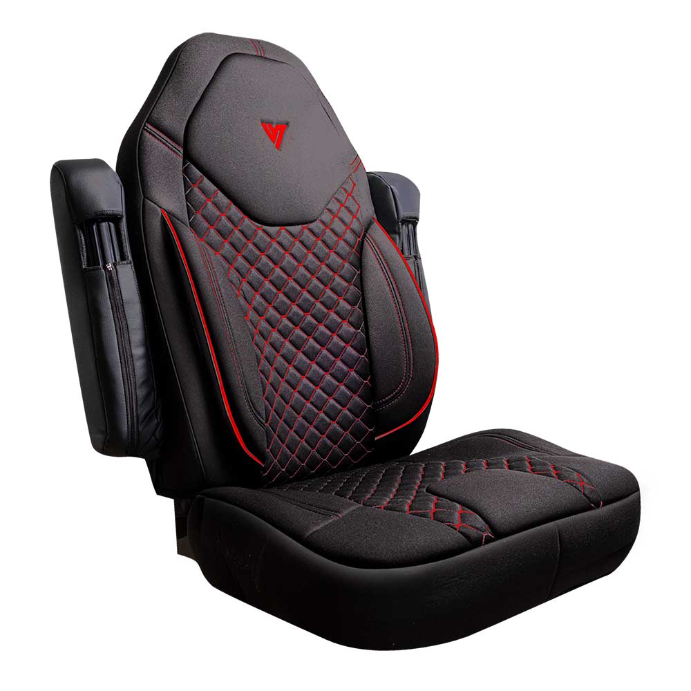 Peterbilt 567, 579 Black Cloth Seat Cover