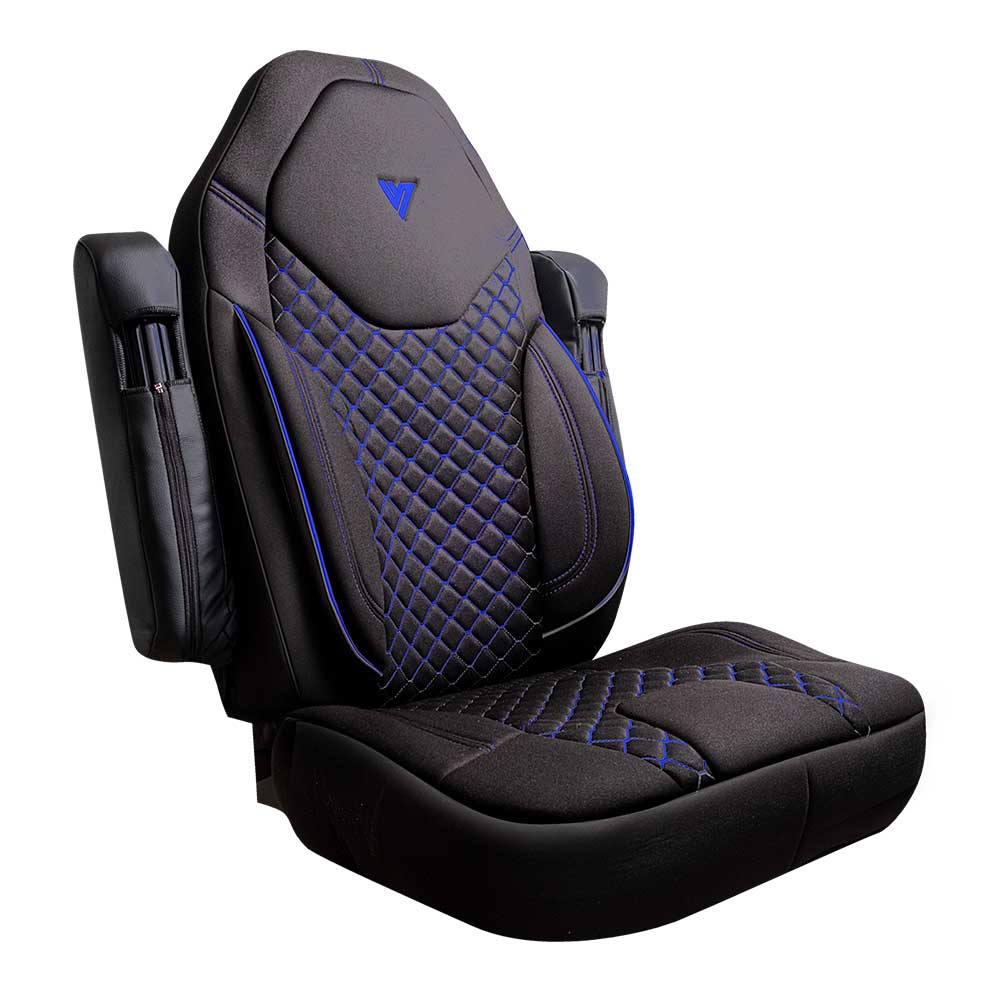 Peterbilt 567, 579 Black Cloth Seat Cover