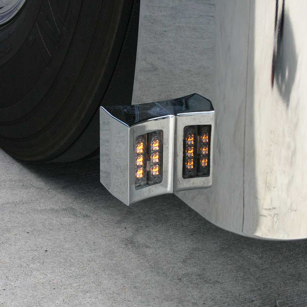 Chrome Plated Billet Aluminum Turn Signal & Marker Light