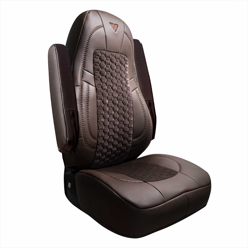 National Seat Standard High Back Faux Leather Seat Covering