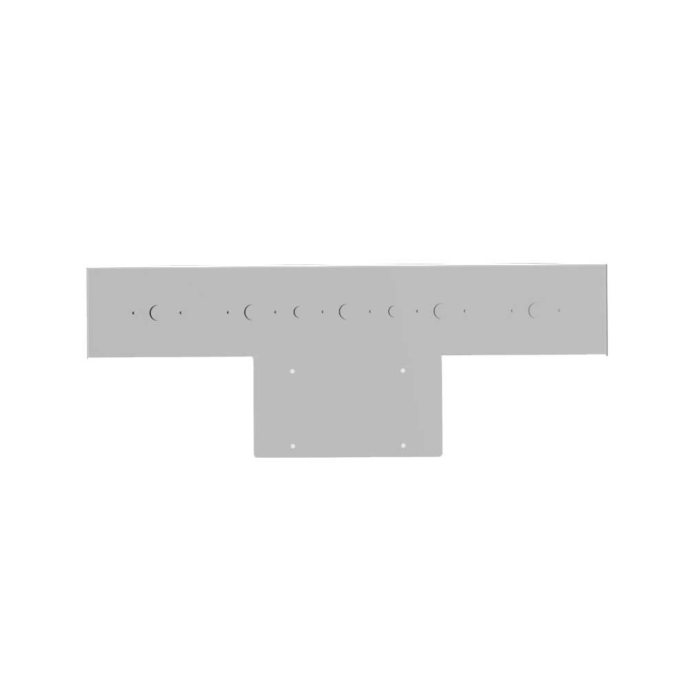 Stainless Steel Rear Tailboard with 5 Light Cutouts