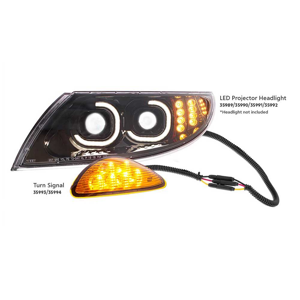 International Durastar, MV Rear Facing 6 LED Turn Signal and Parking Light