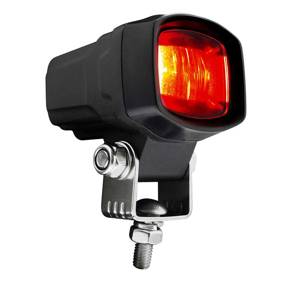 2-1/2" x 1" Red 4 LED Safety Light with Single Beam