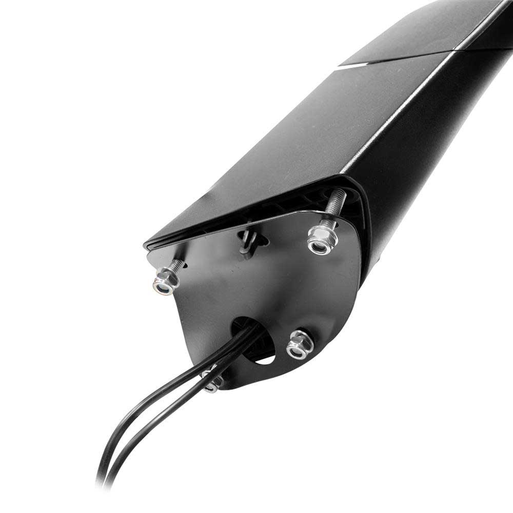 Chrome Hood Mirror with Sequential LED Turn Signal for 2018+ Volvo VNL