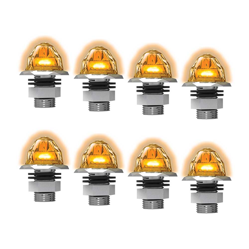 1" Jewel Watermelon Hero Light 8 Pack