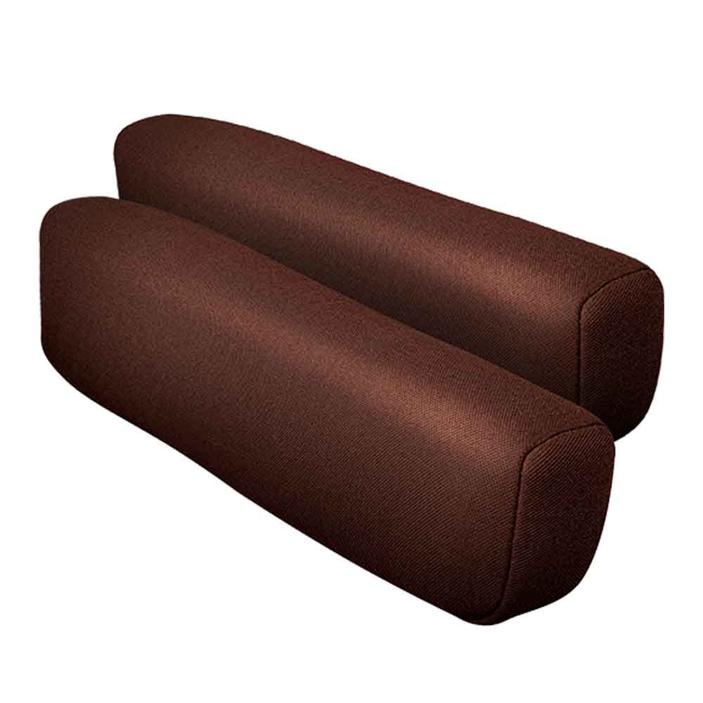 National Seat Standard Brown Cloth Armrest Covers