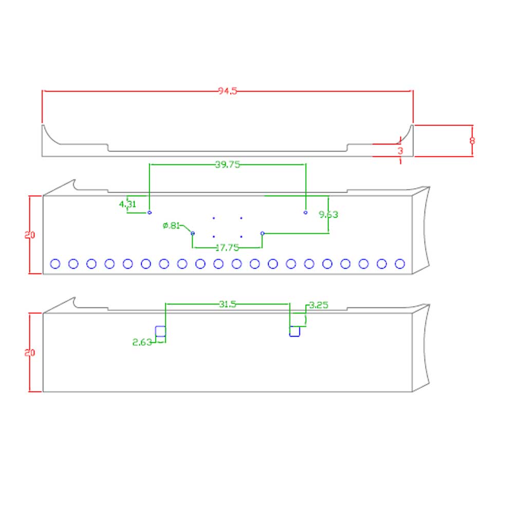Peterbilt 20" American Eagle Bumper