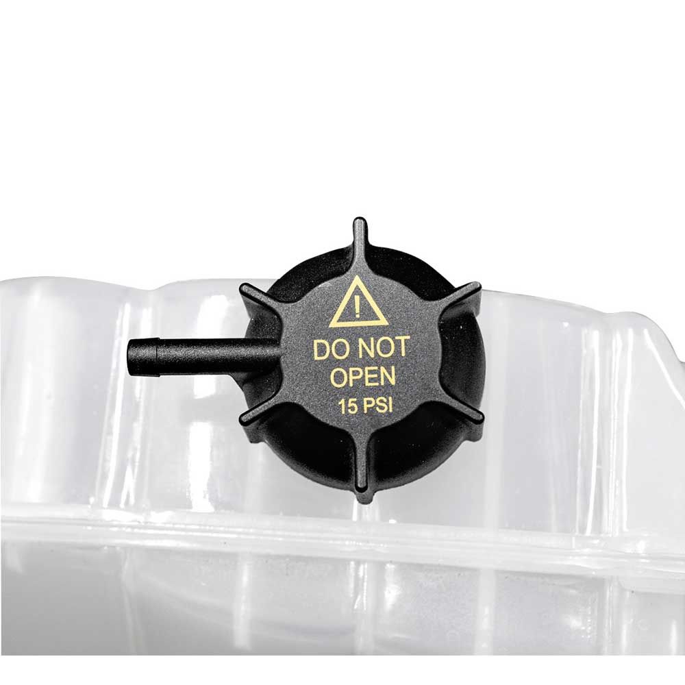 Peterbilt 365, 367, 389, Kenworth T800, W900 Pressurized Coolant Reservoir and Coolant Level Sensor