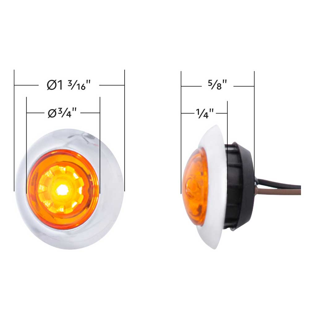3/4" LED Dual Function ArcBlast Mini Marker Light