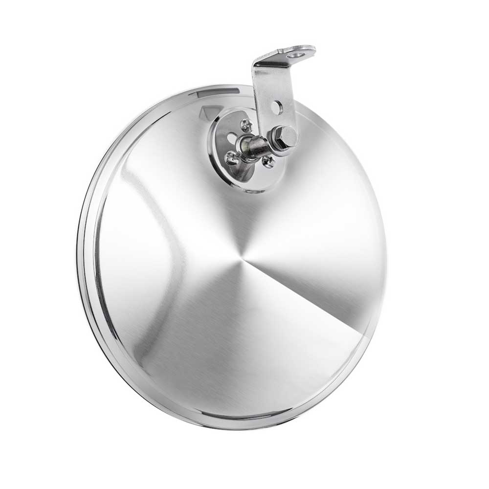 8-1/2" SS 320R Convex Mirror with Offset Mounting Stud