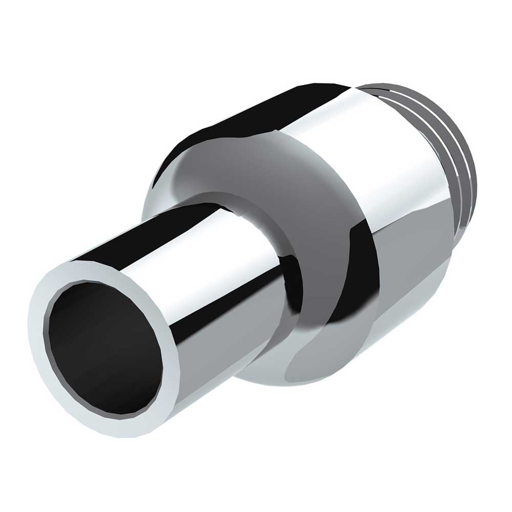Chrome Aluminum Air Valve Adapter with M30x3.5 Threads
