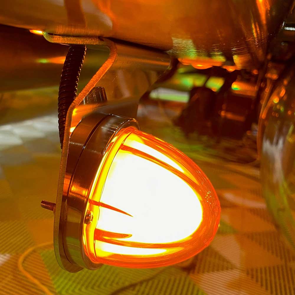 Outward Facing GLO Watermelon LED SS Frame Brackets - 4 Piece Set