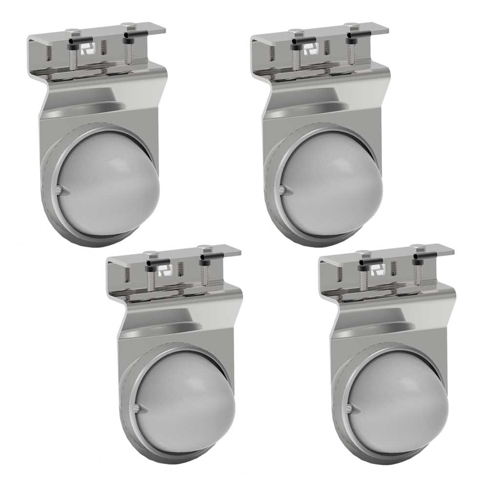 Outward Facing GLO Watermelon LED SS Frame Brackets - 4 Piece Set