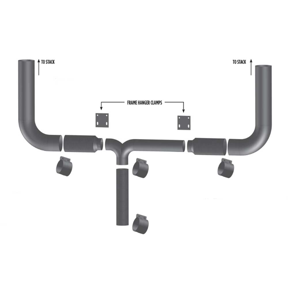 Peterbilt 379 7" Retro Exhaust Kit