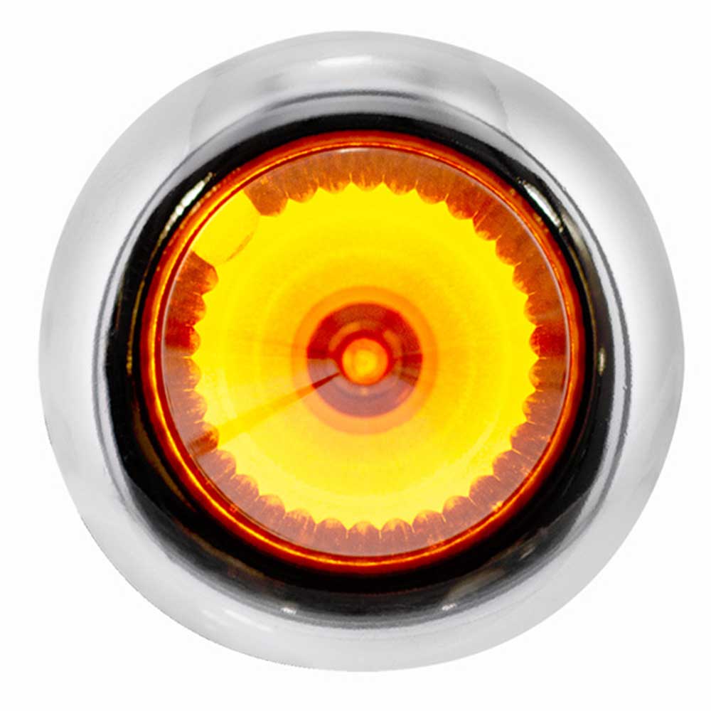 3/4" Mini Spike 4 LED with Stainless Steel Bezel