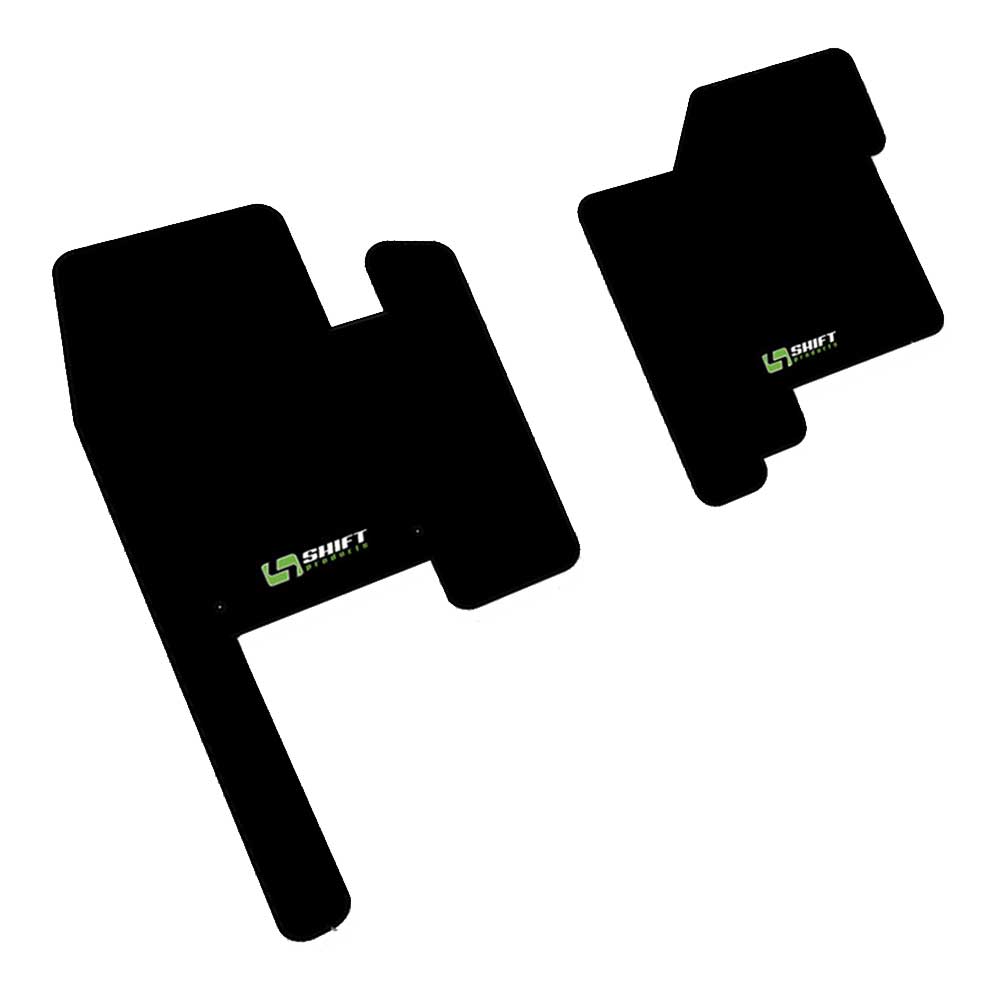 Black Carpet 2 Piece Floor Mats
