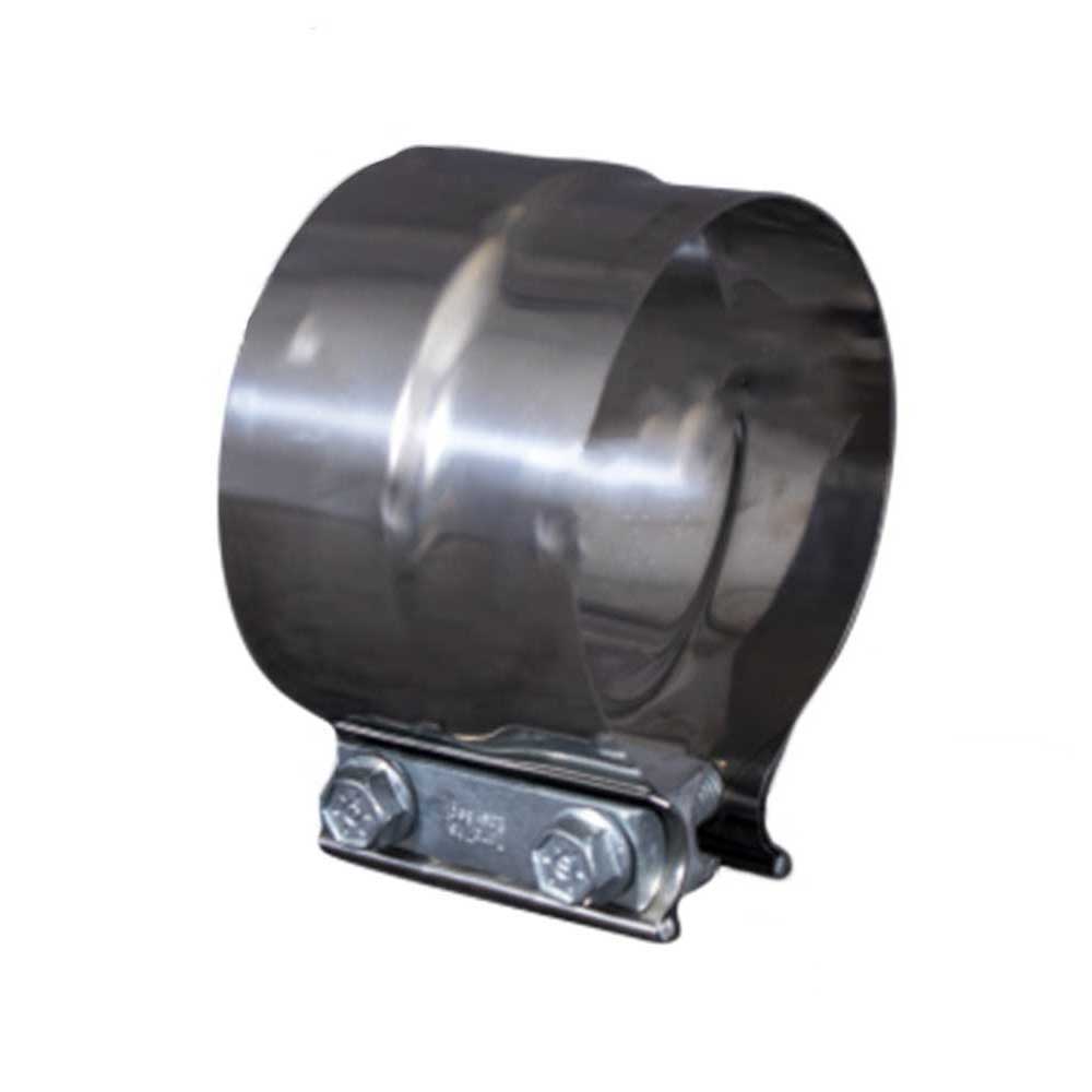 4"D x 3"W Stainless Steel Exhaust Clamp