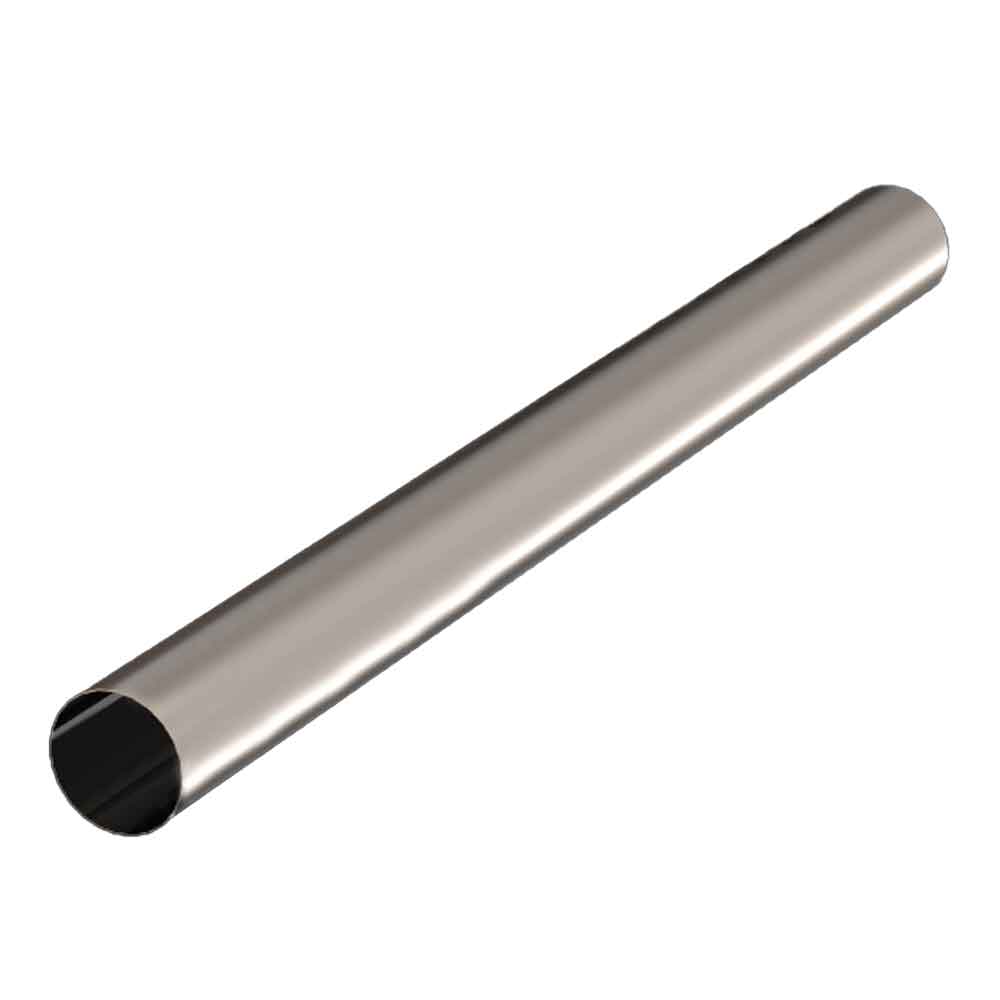 5"D x120"L Straight Cut Aluminized Exhaust Tube