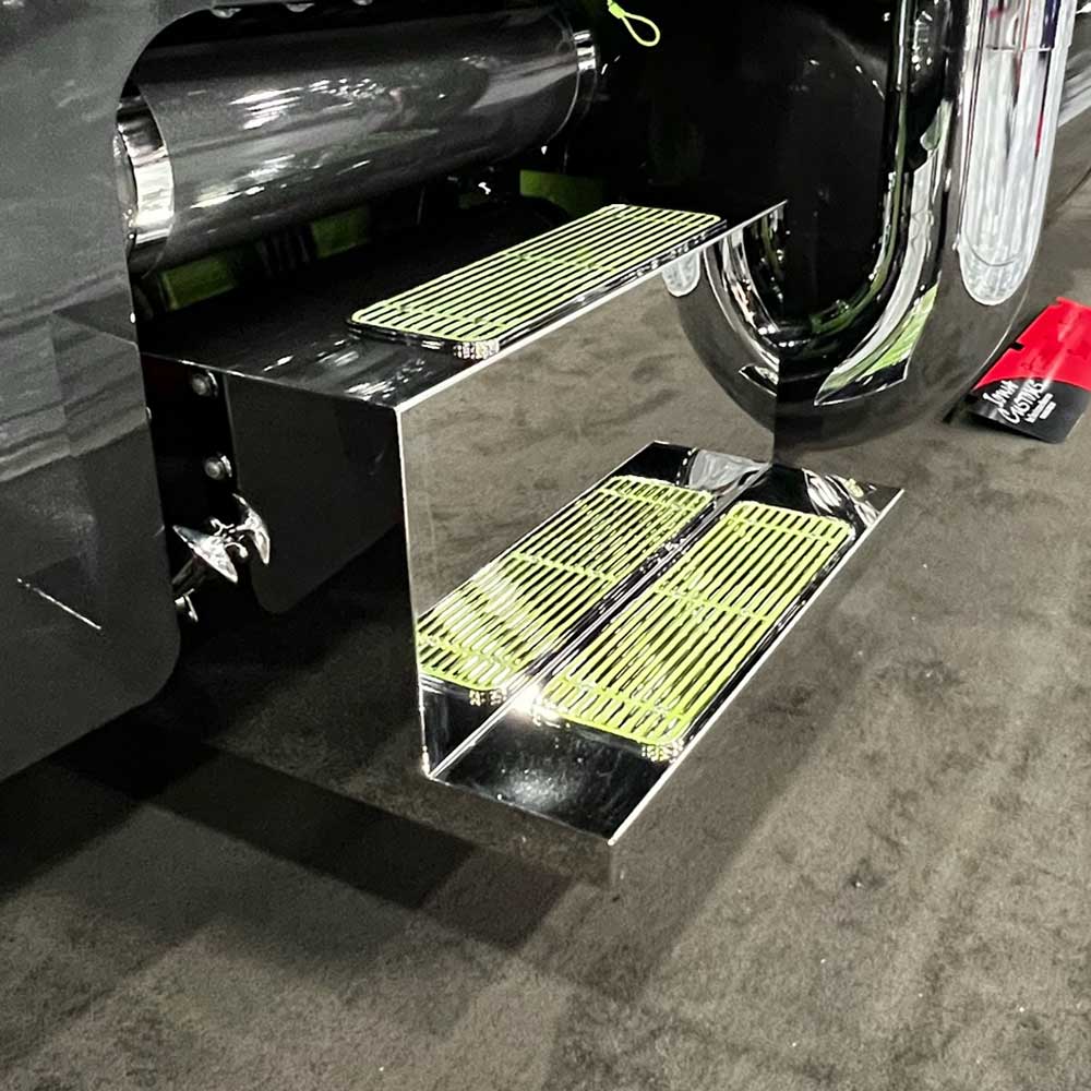 Peterbilt Stainless Steel Replacement Battery and Tool Box