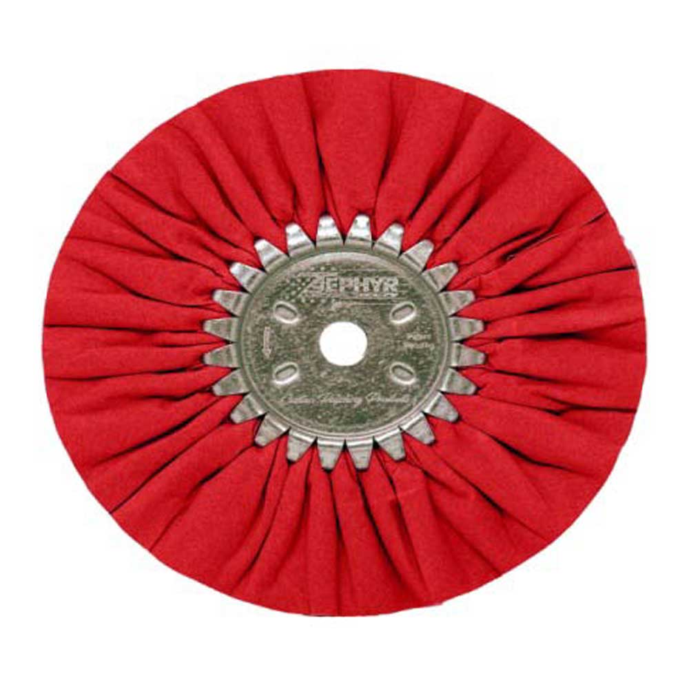 Zephyr 8" Rosy Red Heavy Primary Airway Buffing Wheel