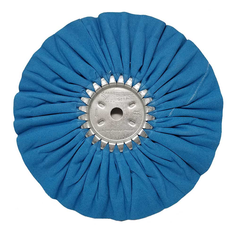 Zephyr 10" Dark Blue Airway Buffing Wheel