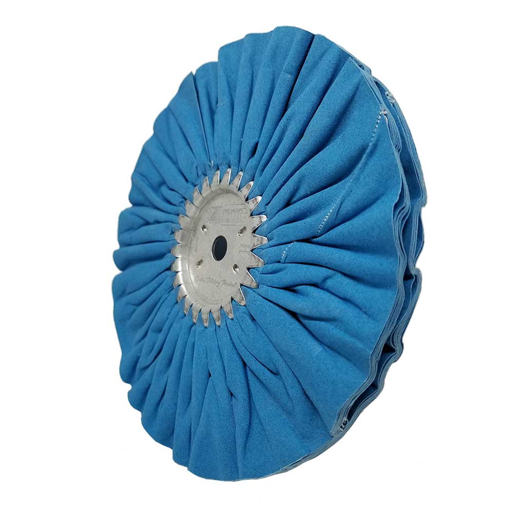 Zephyr 10" Dark Blue Airway Buffing Wheel