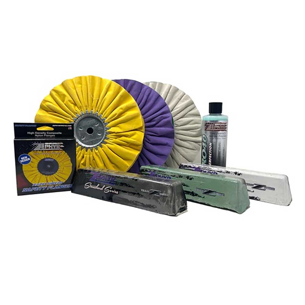 Zephyr 10" Stainless Steel Polishing Kit