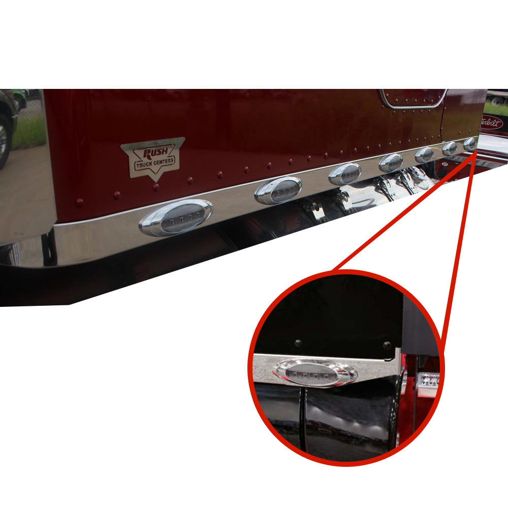 80" Peterbilt 579 567 Sleeper Panel with Extension and P1 Lights 2.5"