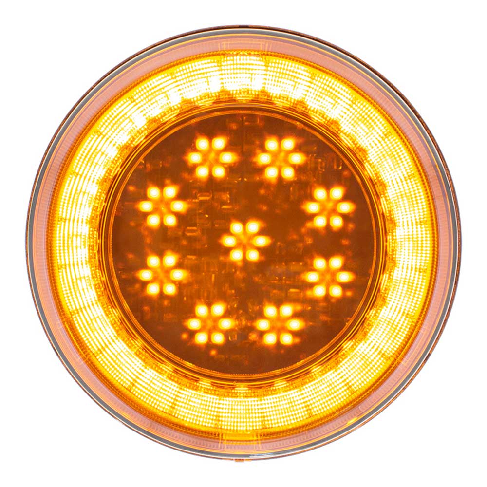 4" Round 33 Amber LED Lumos S-Series Light