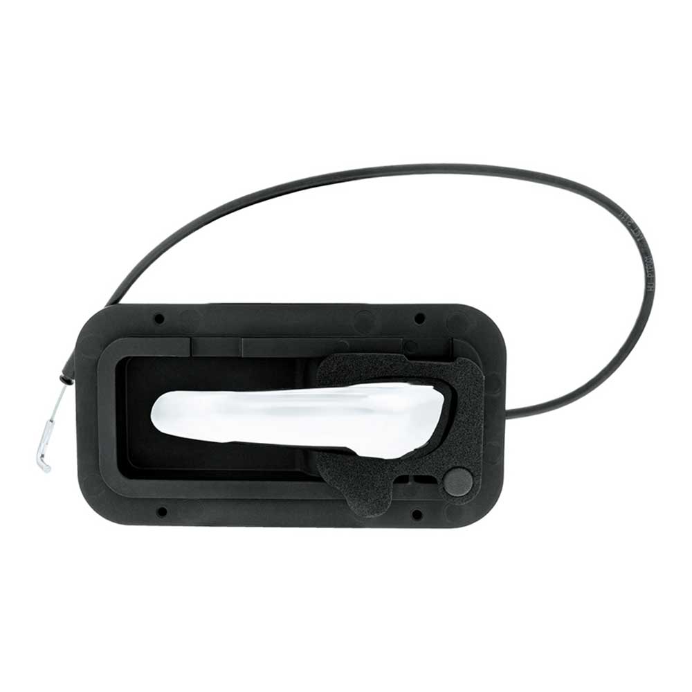 Peterbilt Chrome Interior Door Handle with Cable and Base