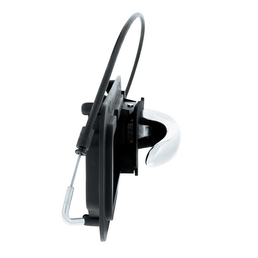 Peterbilt Chrome Interior Door Handle with Cable and Base