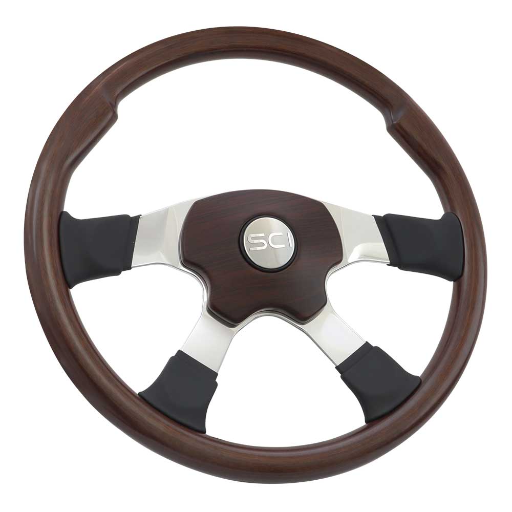 Mahogany Matte Milestone 18" Steering Wheel
