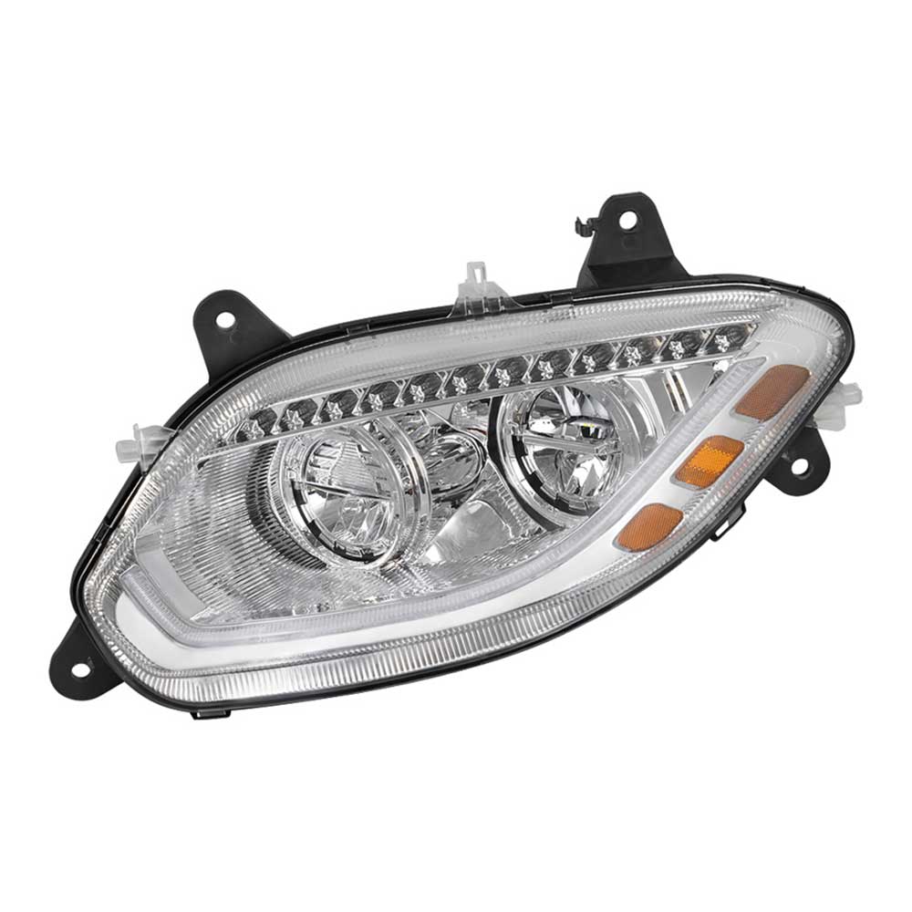 International LT 86 LED Chrome Headlight