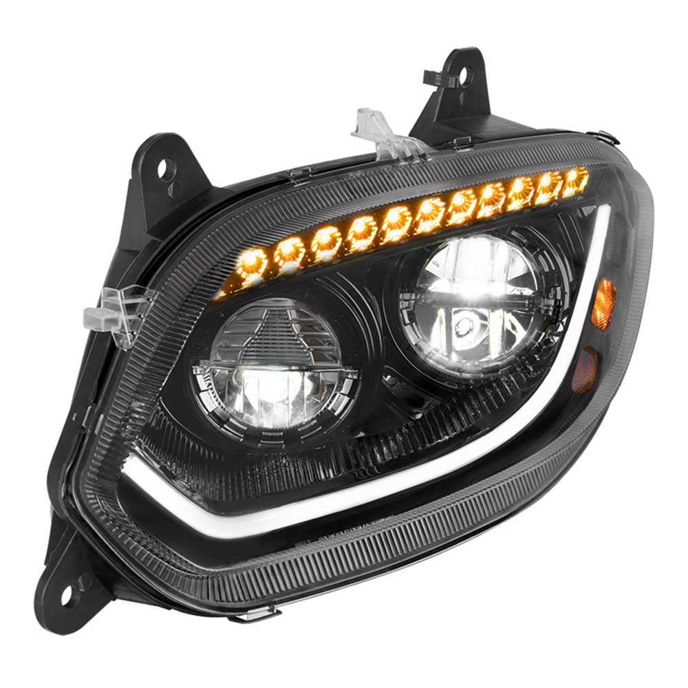 International LT Black Inner Housing 86 LED Headlight