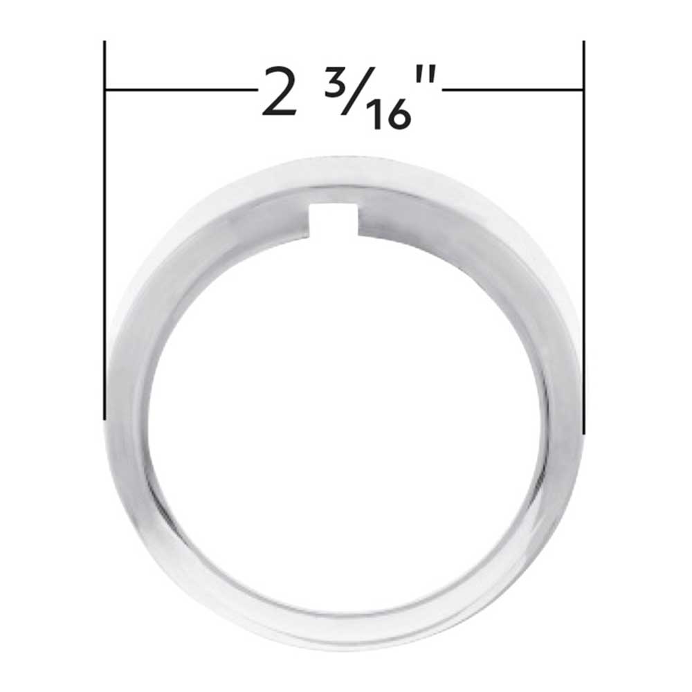 Freightliner Cascadia 2018+ Chrome A/C Control 6-Piece Dial Covers