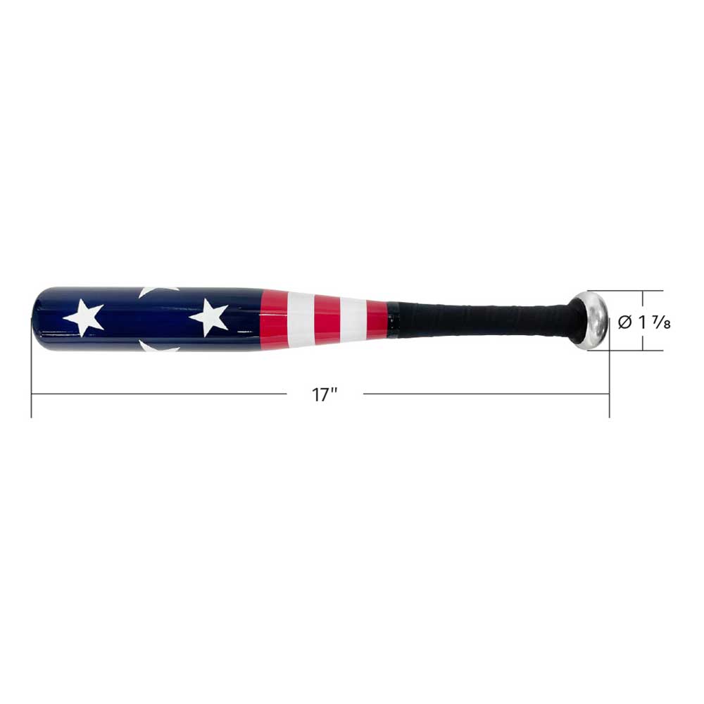17" Aluminum US Flag Tire Thumper