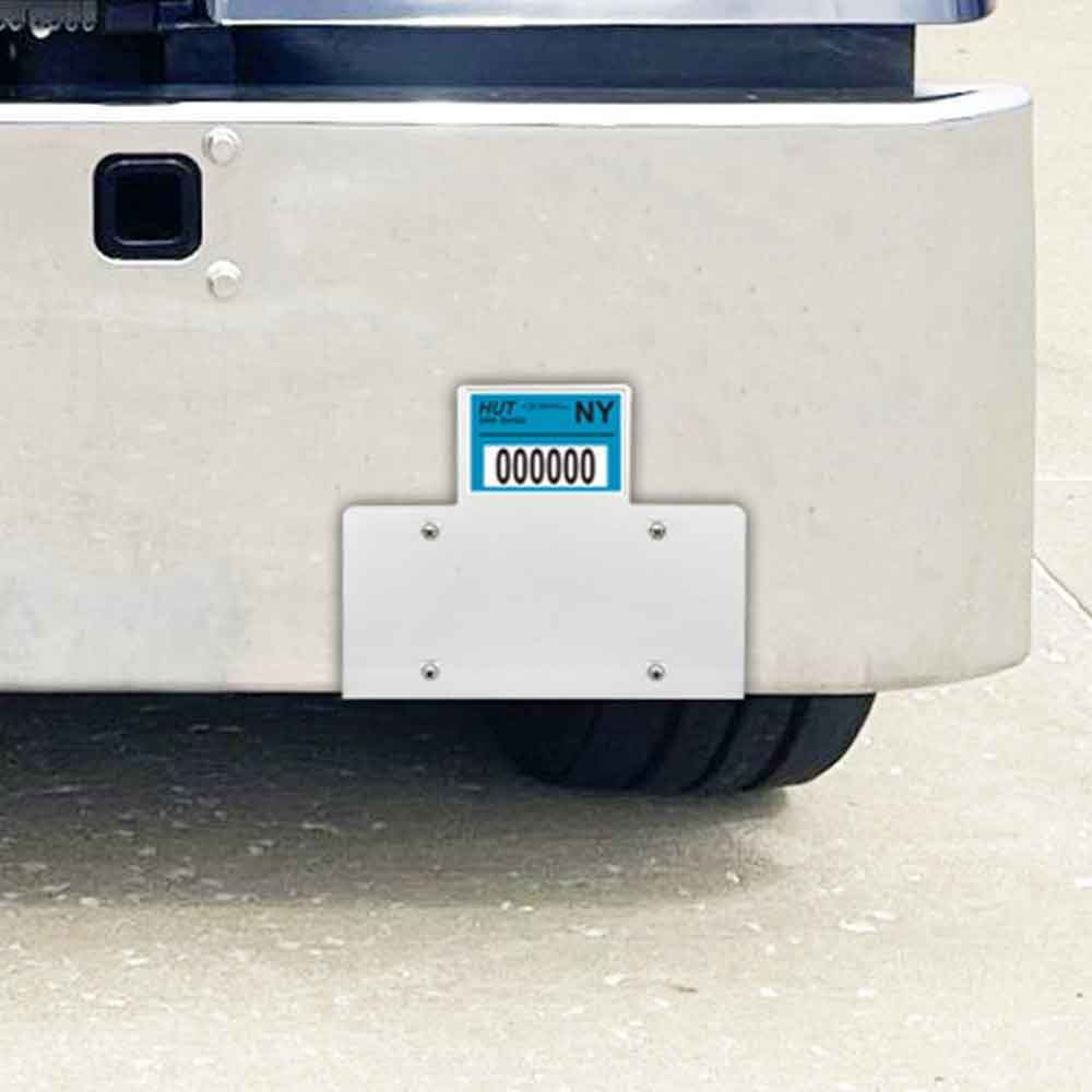 430 Stainless Steel Flanged License Plate Holder