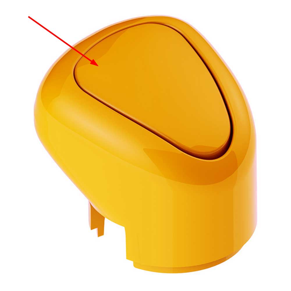 Plastic Gearshift Knob Medallion Insert for 9, 10, 13, 15, 18 Speed