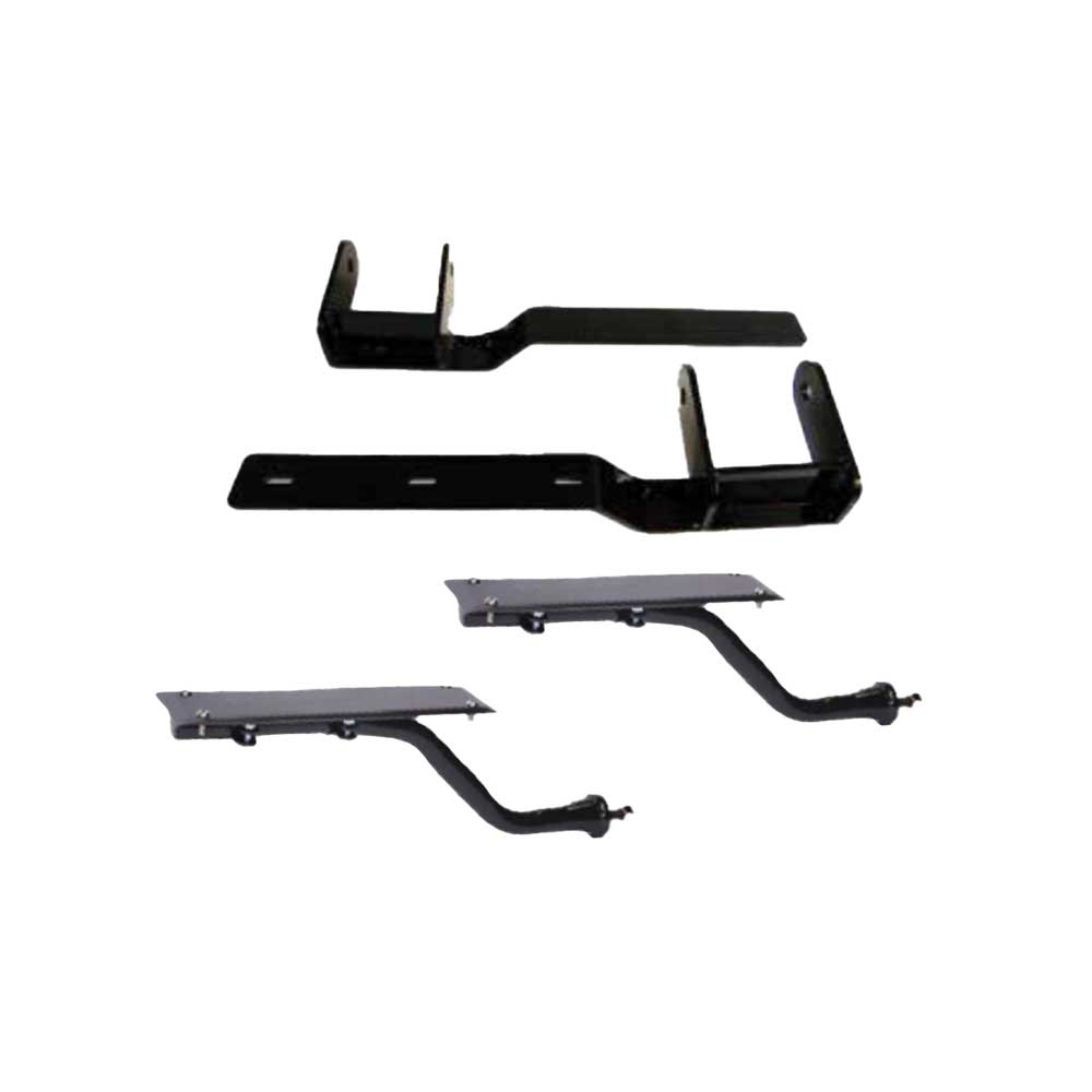 Low Air 2004 and older Half Fender Hidden Bracket Kit - with 360 Swivel Pad Bracket