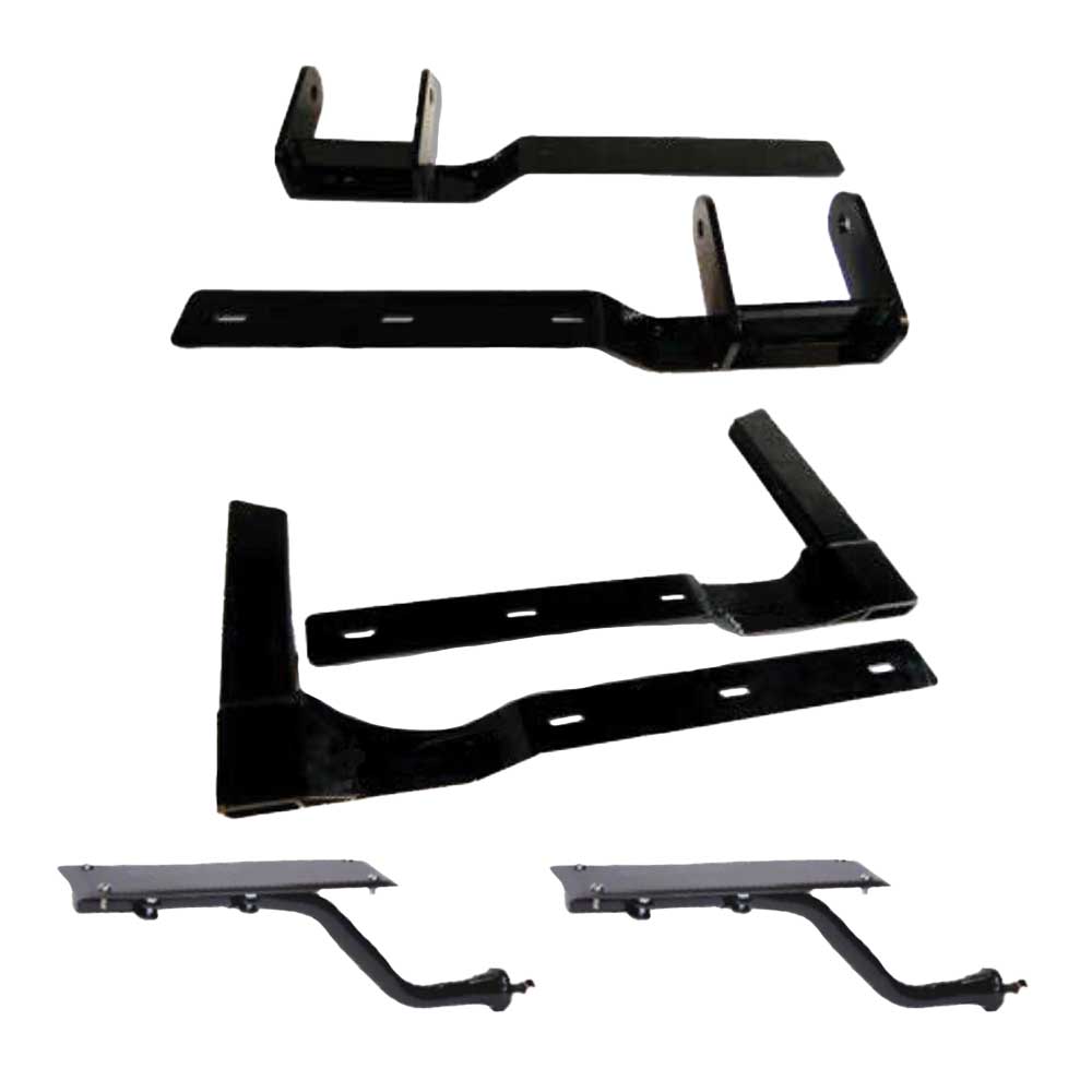 Low Air 2004 and older Tandem Hidden Bracket Kit - with 360 Swivel Pad Bracket