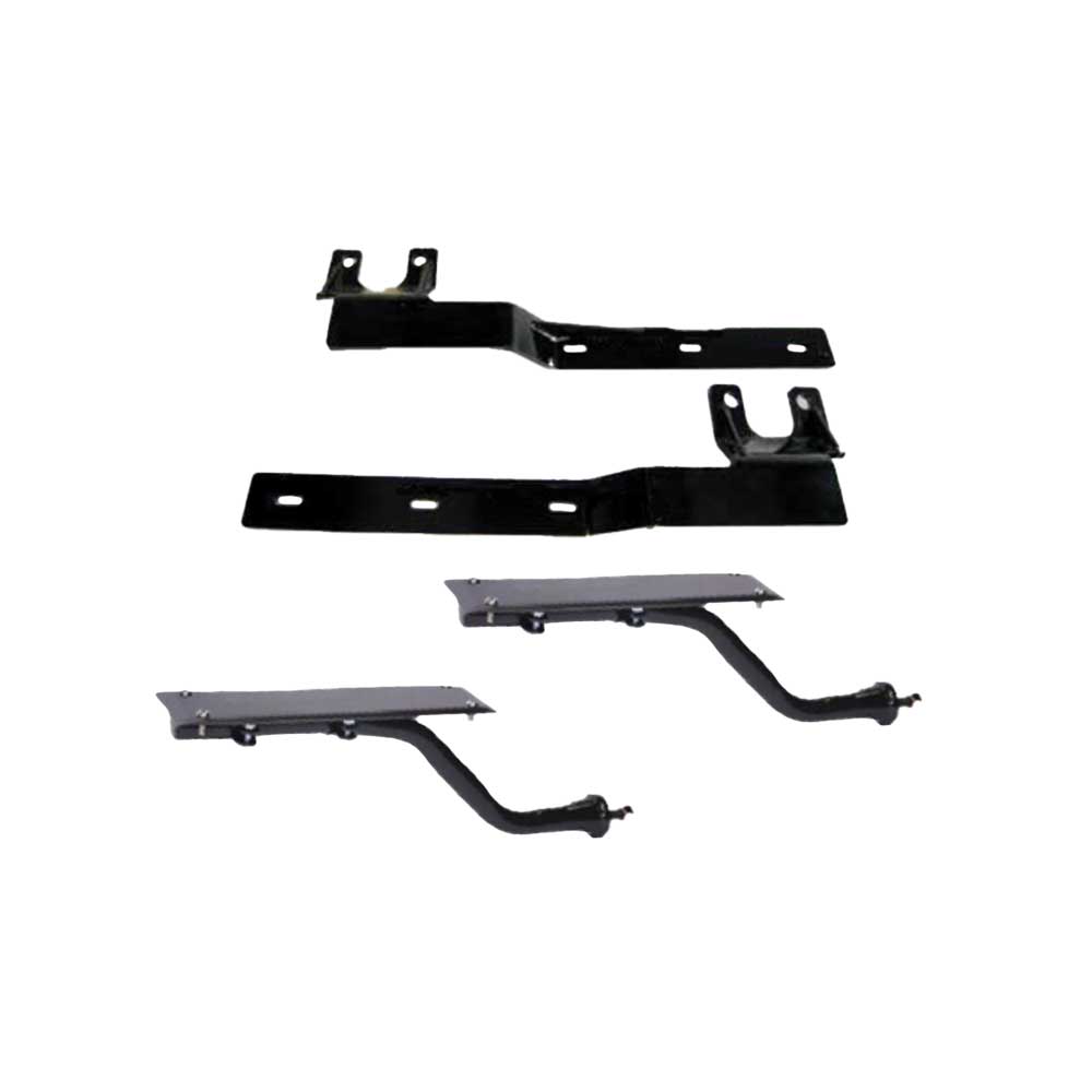 Low Air High Pro 2005 and newer Half Fender Hidden Bracket Kit - with 360 Swivel Pad Bracket