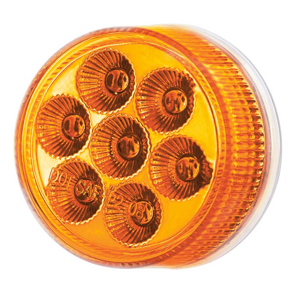 2" Double Fury 7 LED Marker Light with Clear Lens