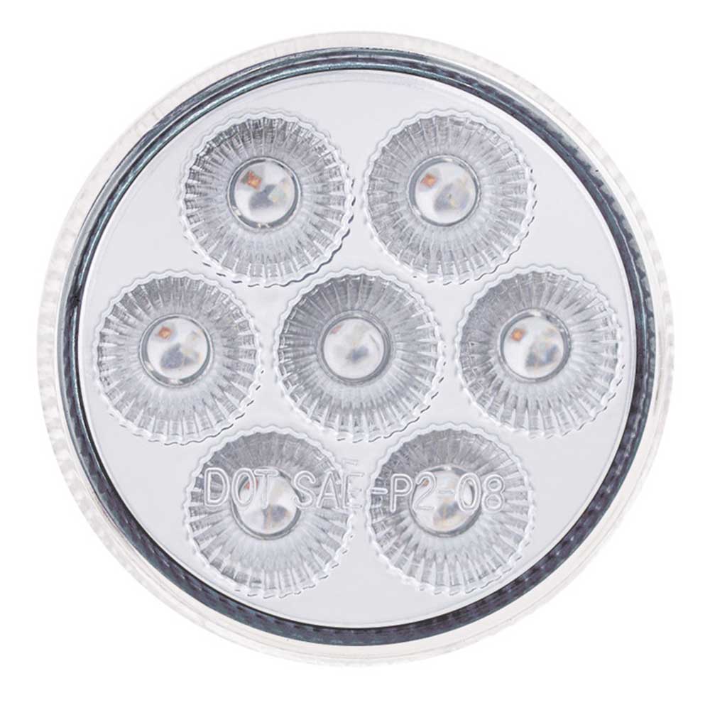 2" Double Fury 7 LED Marker Light with Clear Lens