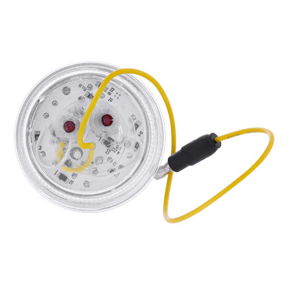 2" Double Fury 7 LED Marker Light with Clear Lens