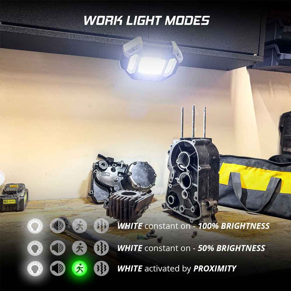 XK 7 Mode LED Work and Security Light with Remote