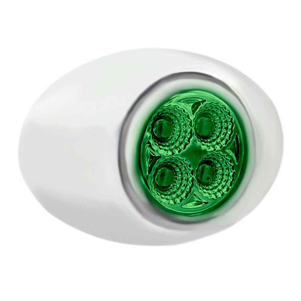 3" Double Fury 4 LED Oval Marker Light