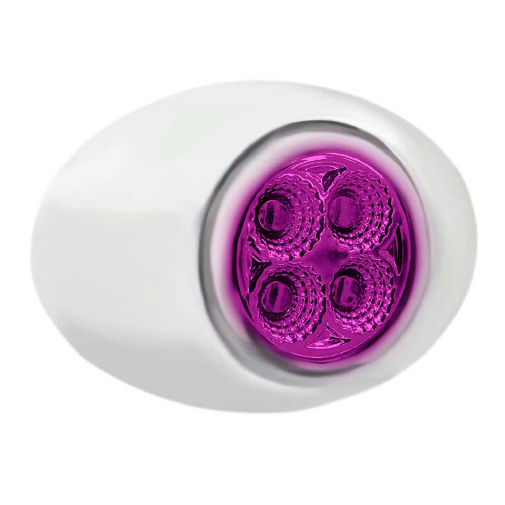 3" Double Fury 4 LED Oval Marker Light