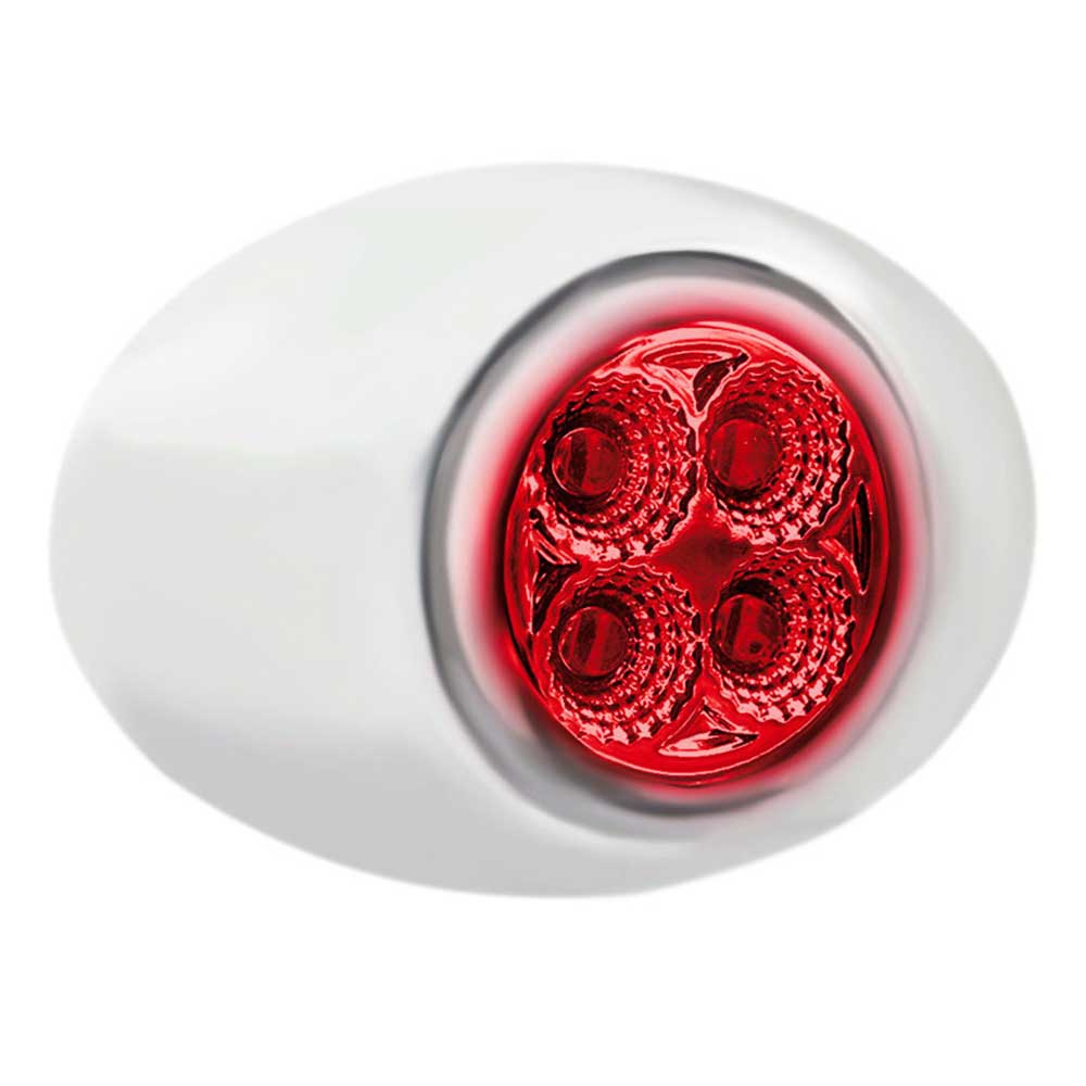 3" Double Fury 4 LED Oval Marker Light